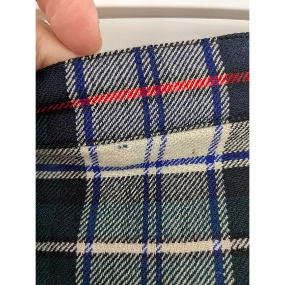 Vintage Triminghams Bermuda Skirt Women Size S Tartan Plaid Kilts Dark Academia - Picture 6 of 11